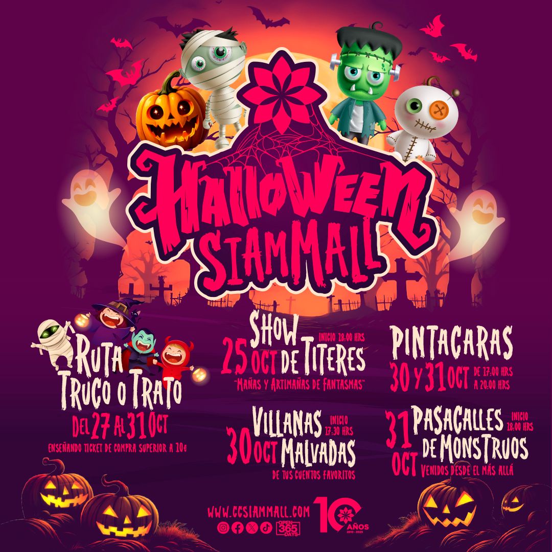 Helovinas „Siam Mall“ prekybos centre