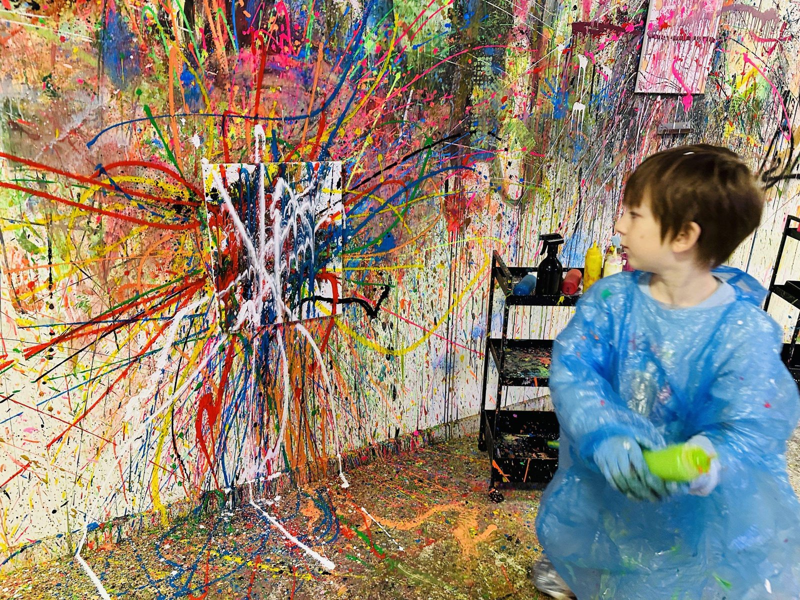 Splatter studio vasaros tapybos užsiėmimai "Meno maištininkai"