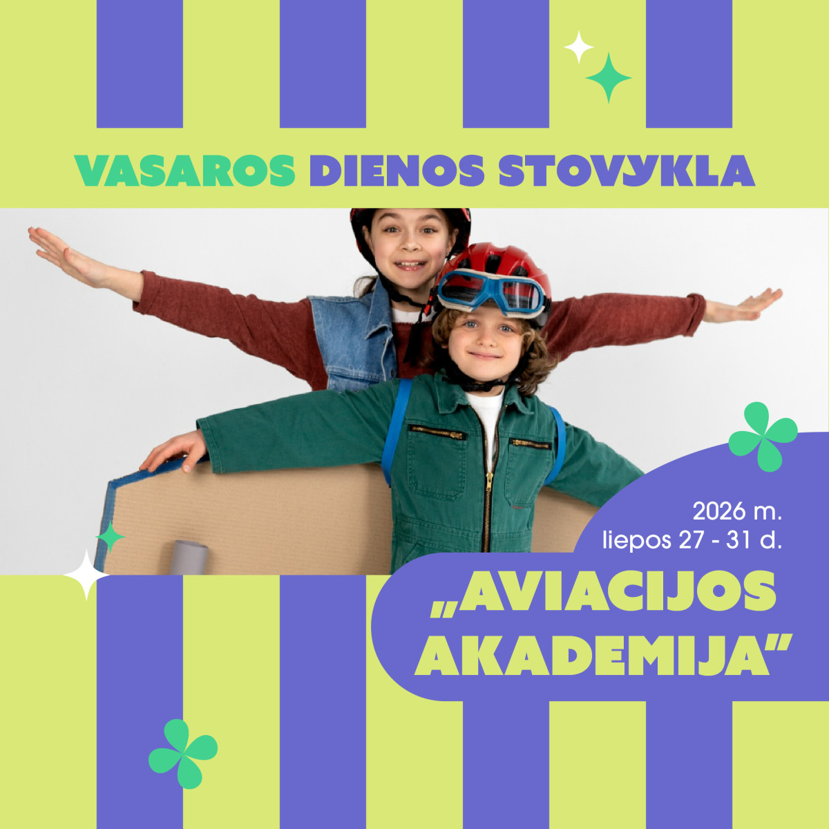 EDULANDO dienos stovykla SKRYDŽIO AKADEMIJA