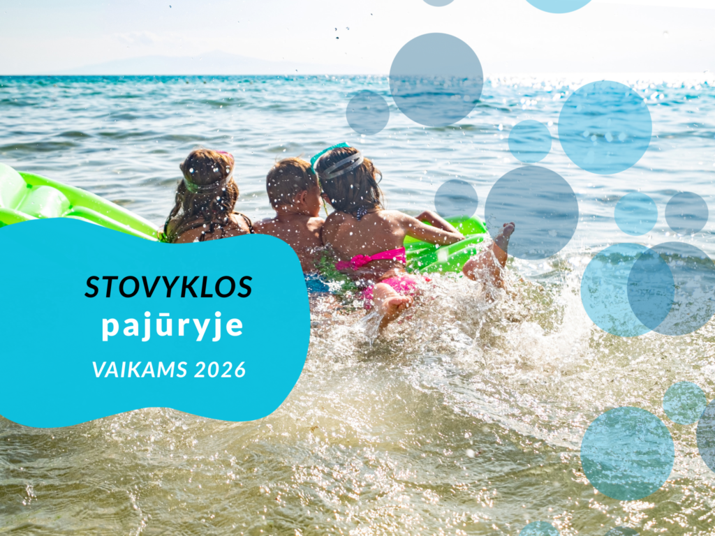 Stovyklos pajūryje 2026: geriausios vasaros stovyklos vaikams prie jūros