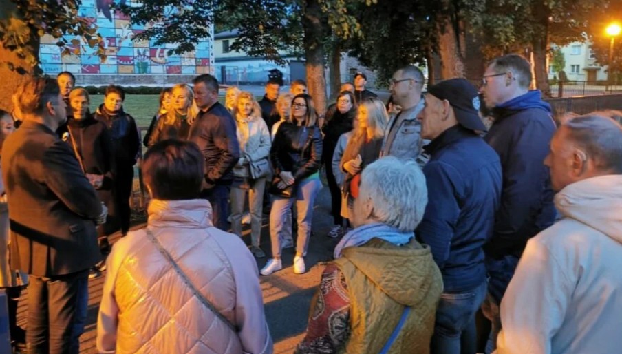 Naktinė ekskursija Marijampolėje „Išėjusiems negrįžti“ (Marijampolės turizmo informacijos centro nuotr.)