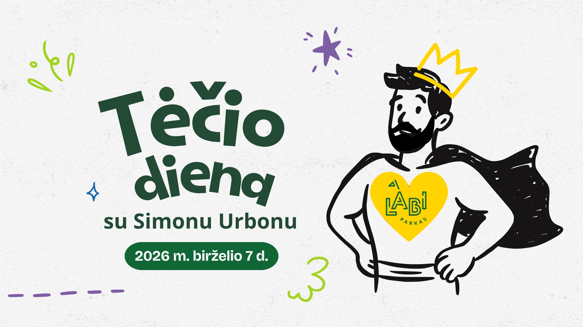 Tėvo dienos renginiai ir pasiūlymai 2026