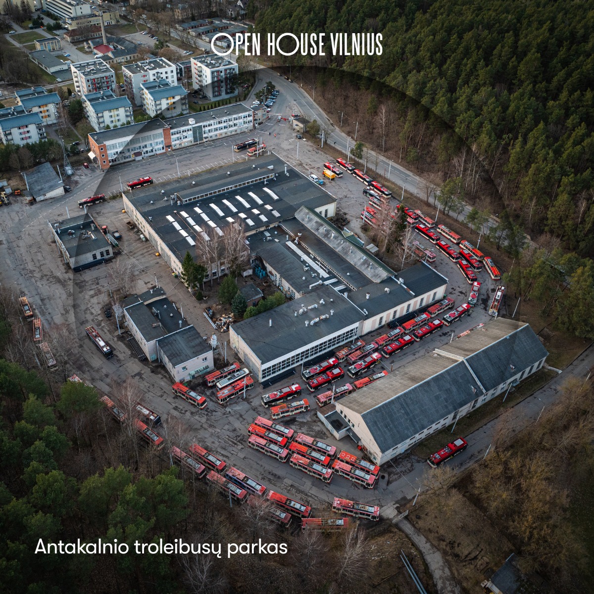 Antakalnio troleibusų parkas (Open House Vilnius nuotr.)