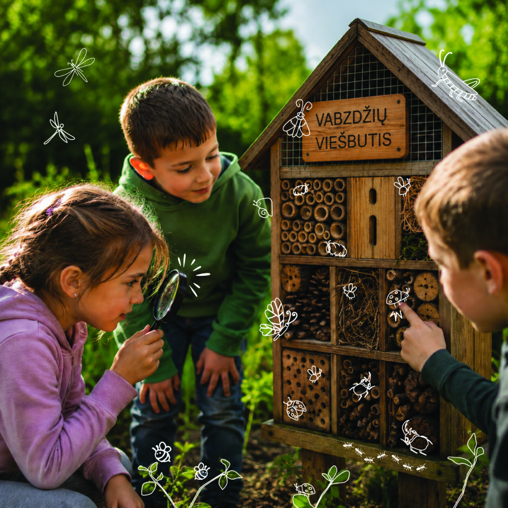 Curiocity edukacija „Vabzdžių viešbutis“