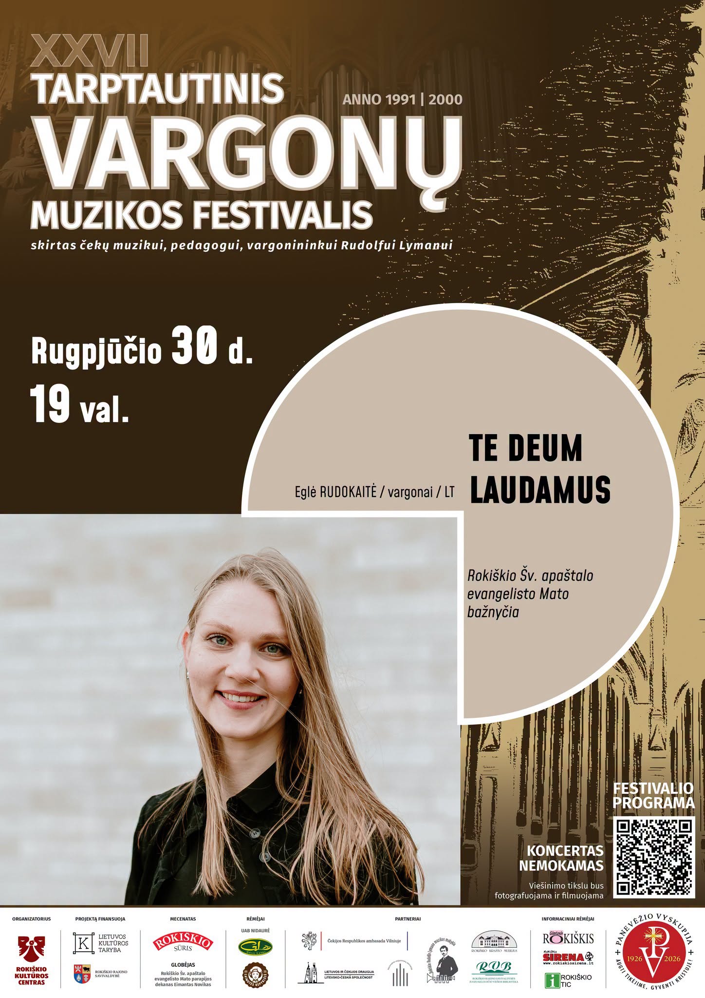 XXVII tarptautinis vargonų muzikos festivalis Rokiškyje