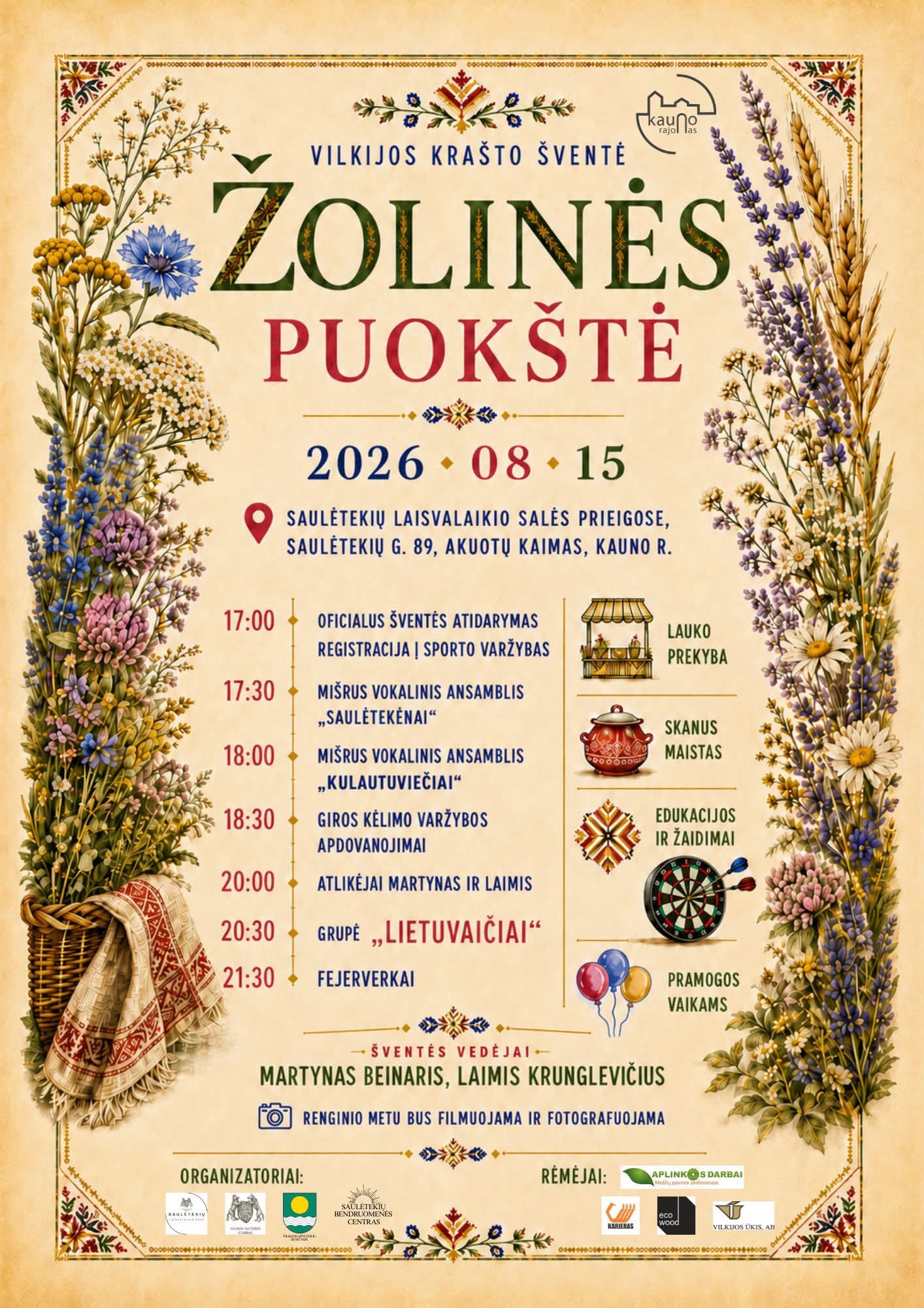Vilkijos krašto šventė „Žolinės puokštė“