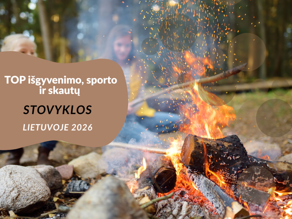TOP išgyvenimo, sporto ir skautų stovyklos vaikams 2026
