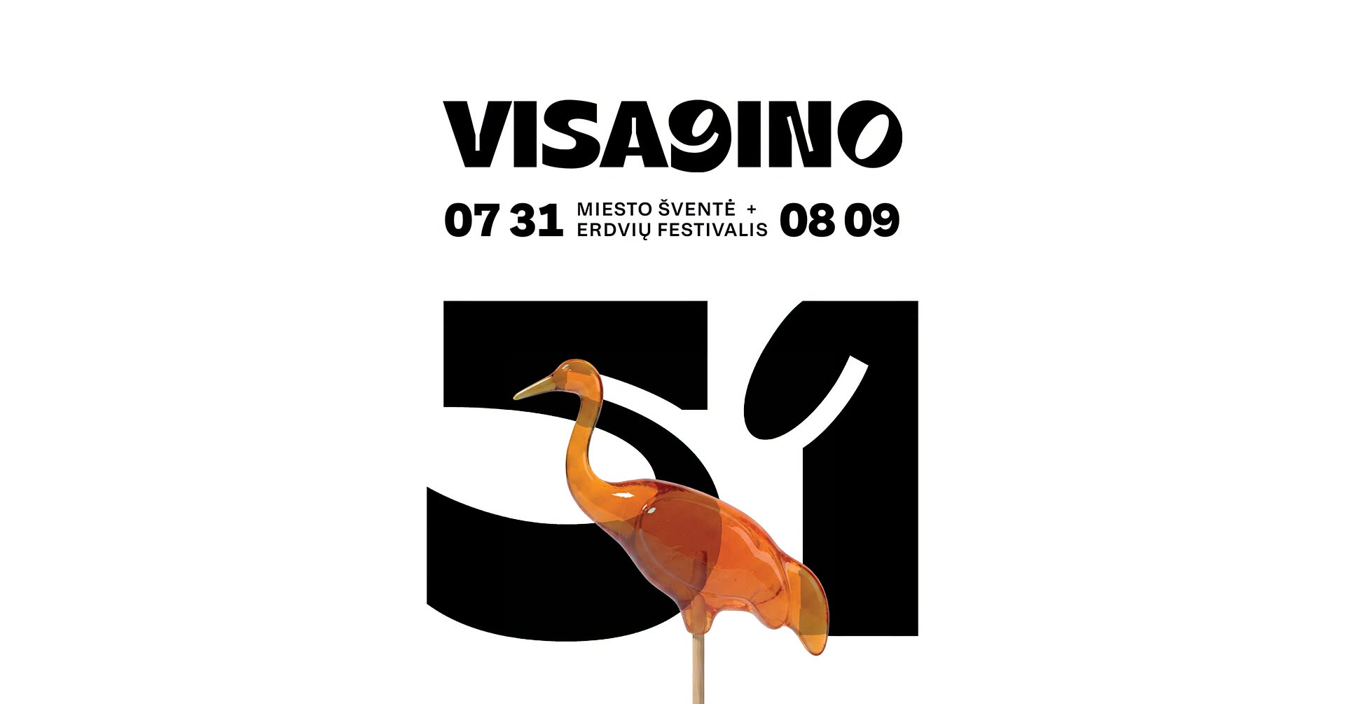 Visaginui 51 ir Visagino erdvių festivalis 2026