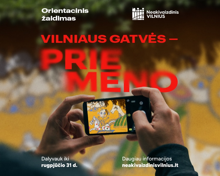 Vilniuje naujas nemokamas orientacinis žaidimas