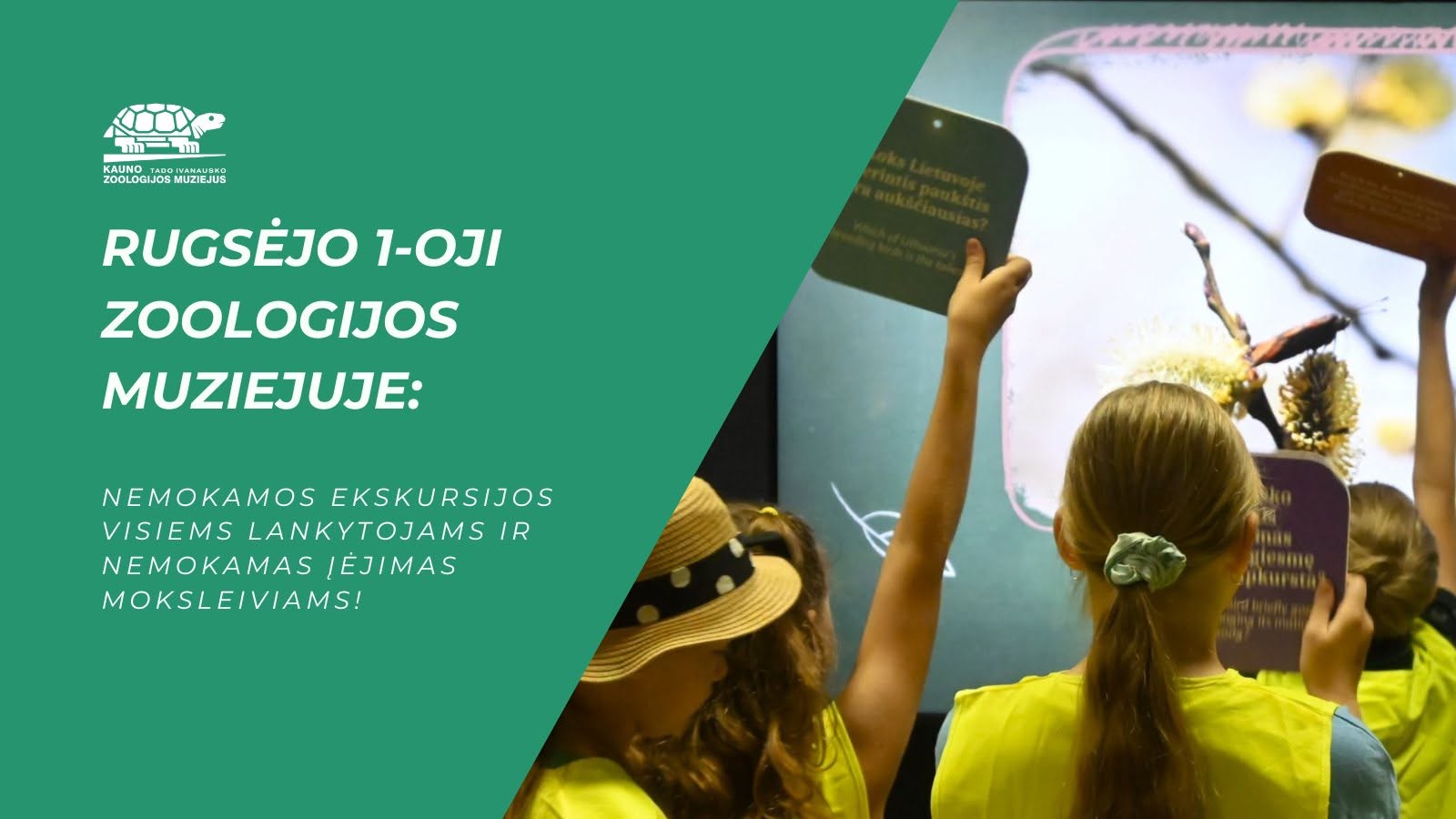 Rugsėjo 1-oji Kauno Tado Ivanausko zoologijos muziejuje 2026