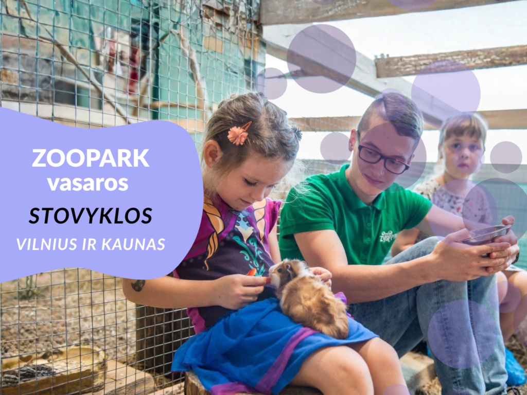 ZOOPARK vasaros dienos stovykla Vilniuje ir Kaune